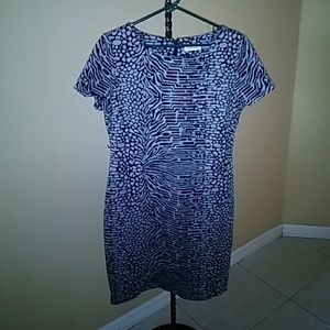 Black and grey Calvin Klein dress